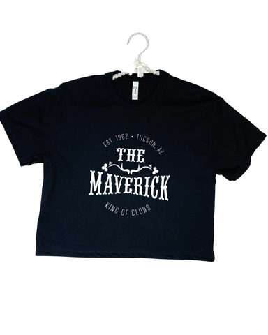 Maverick Crop Tee - Larger Logo