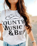 Country Music and Beer Tee
